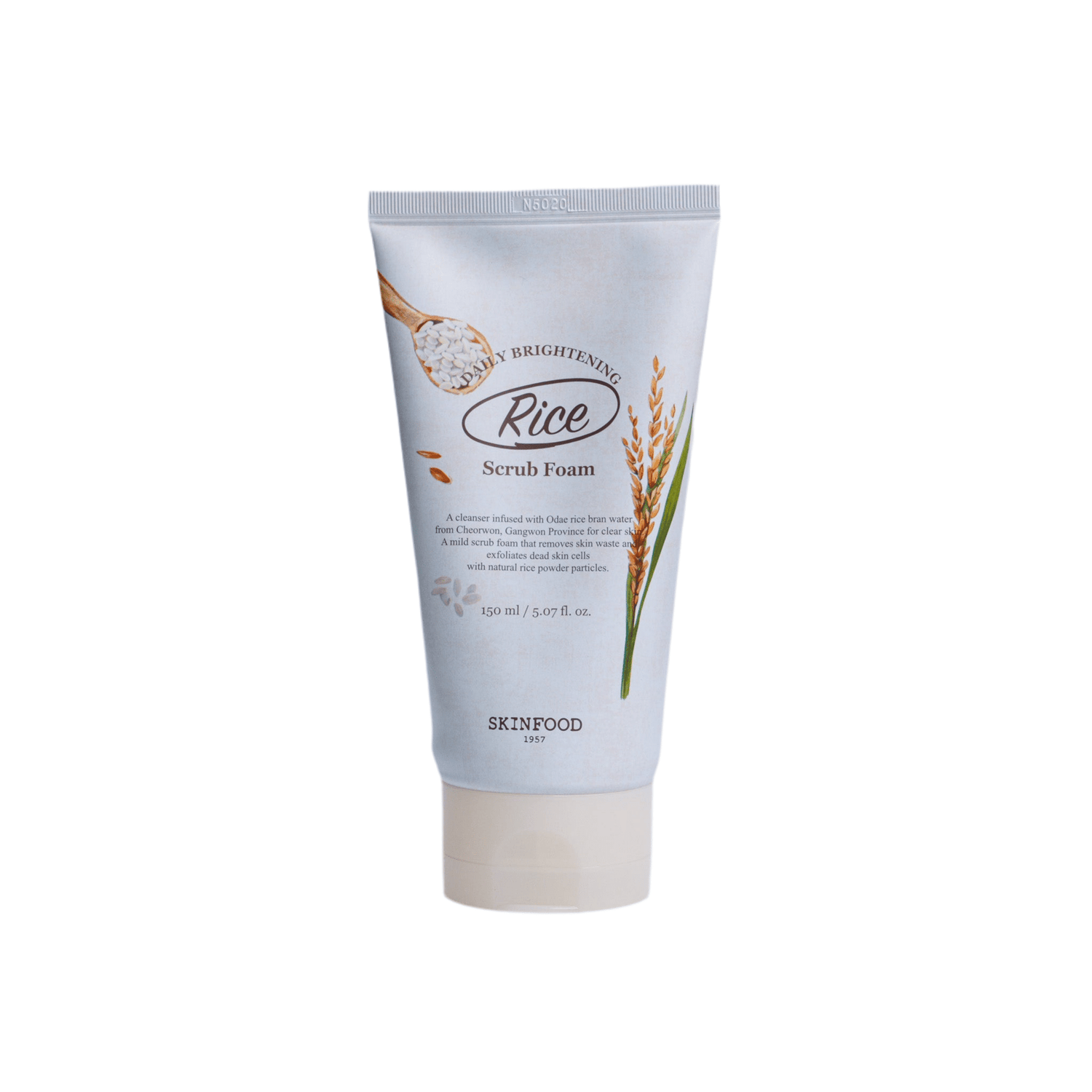 SKINFOOD Rice Daily Brightening Scrub Foam 150ml - Wild Life Millions