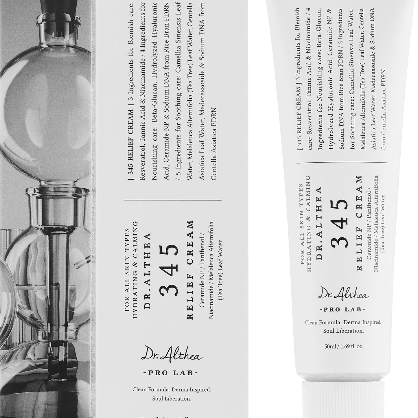 Dr. Althea 345 Relief Cream with niacinamide and panthenol