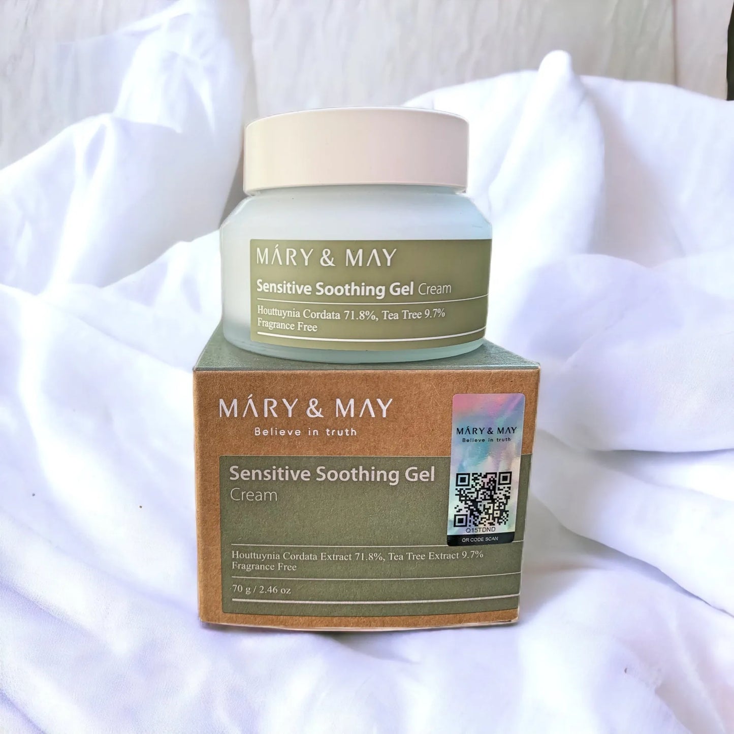 MARY & MAY  Sensitive Soothing Gel Blemish Cream 70g