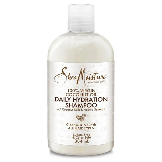 SHEA MOISTURE  100% Virgin Coconut Oil Daily Hydration Shampoo 384ml, Shampoo, Shampoo, Wild Life Millions