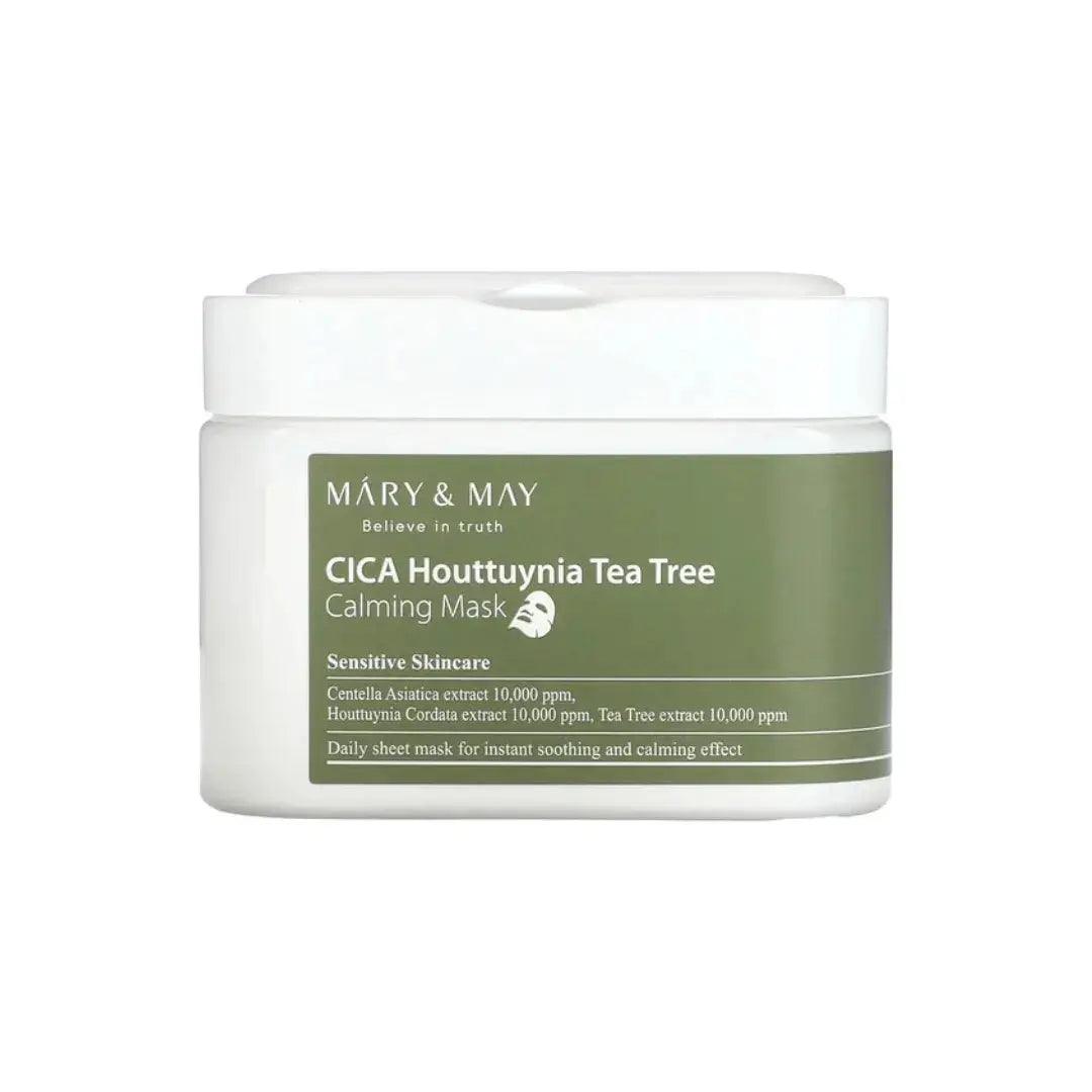 MARY & MAY Cica Houttuynia Tea Tree Calming Mask 30sheets - Wild Life Millions